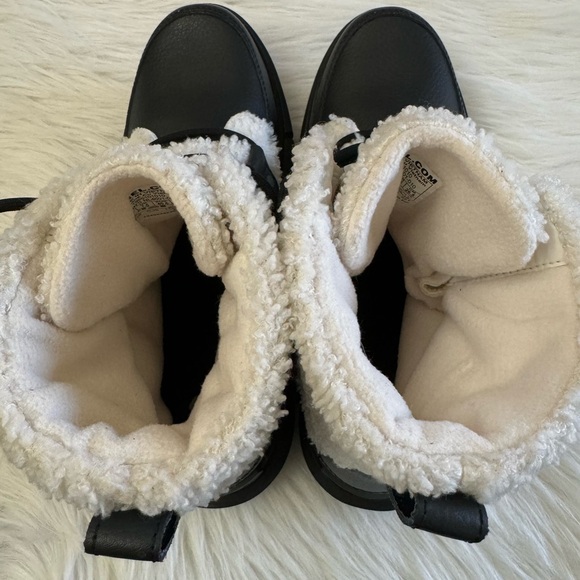 Sorel Women's Explorer II Joan Cozy Winter Boot In Black Sea Salt Size 9.5 - Picture 9 of 16